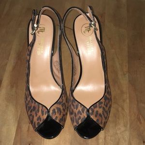 Leopard Print Heels - NEW